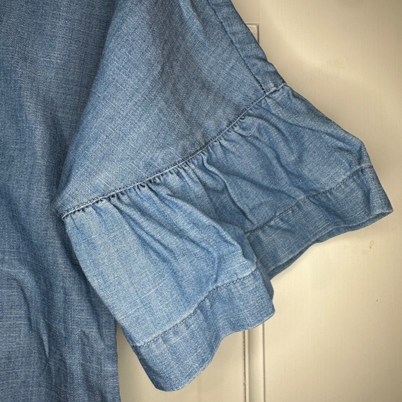 Vineyard Vines Chambray Casual Dress Size 00 - Picture 4 of 6